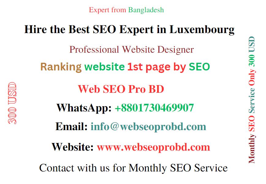 Best SEO experts in Luxembourg