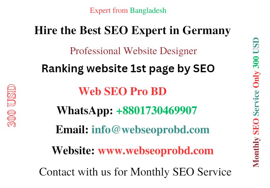 Hire the best SEO experts in Germany