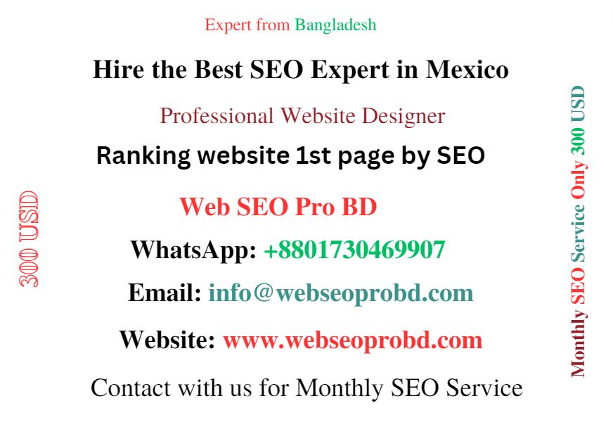 Hire the best SEO experts in Mexico