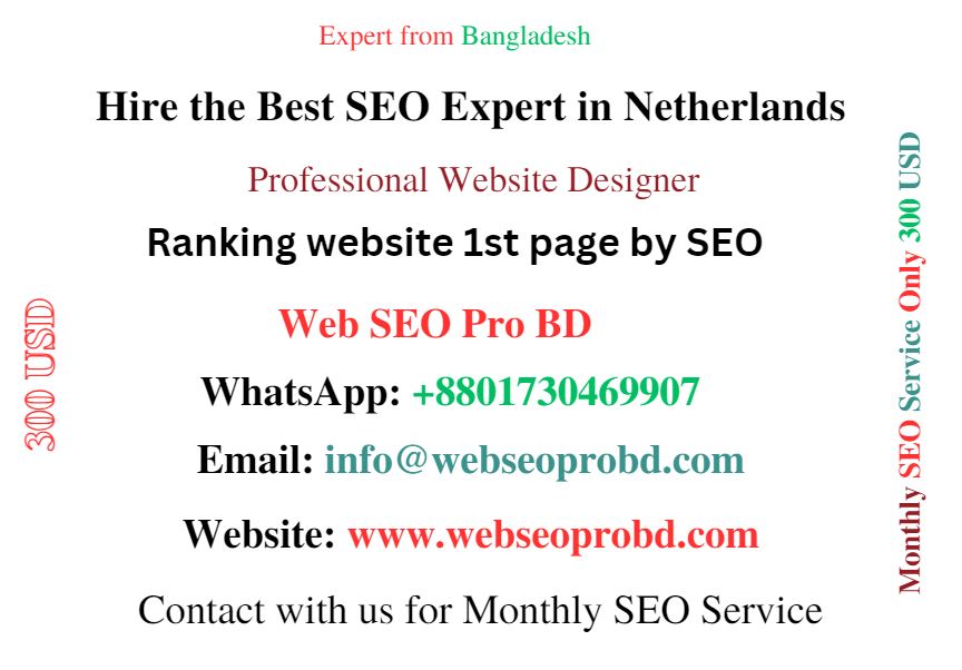 Hire the best SEO experts in Netherlands